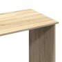 Escritorio madera contrachapada color roble Sonoma 80x40x75 cm