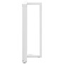 Patas de mesa bar forma T 2 uds acero blanco 60x35x(101-102) cm
