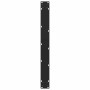 Patas de mesa de centro acero negro 2 uds 70x(72-73) cm