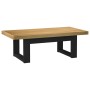 Mesa de centro NOAIN patas en U madera maciza pino 120x60x40 cm
