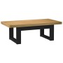 Mesa de centro NOAIN patas en U madera maciza pino 120x60x40 cm