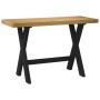 Escritorio NOAIN patas en X madera maciza pino 120x50x75 cm