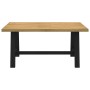 Mesa comedor NOAIN patas forma A madera maciza pino 160x90x75cm
