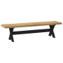 Banco comedor NOAIN patas forma X madera maciza pino
