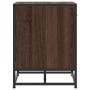 Banco zapatero madera de ingeniería roble marrón 60x40x53,5 cm