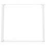 Patas para mesa de comedor en forma de U 2 uds acero blanco