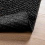 Alfombra ZIZUR apariencia yute interior exterior antracita