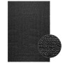 Alfombra ZIZUR apariencia yute interior exterior antracita