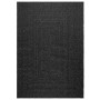 Alfombra ZIZUR apariencia yute interior exterior antracita
