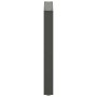 Patas mesa centro forma U 2uds antracita 60x(72-73)cm acero