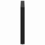 Patas mesa centro forma de U 2 uds acero negro 100x(72-73) cm