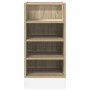 Armario inferior de fregadero madera ingeniería 40x44,5x81,5 cm