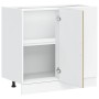 Mueble bajo de cocina porto roble sonoma madera reconstituida