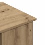 Escritorio de madera de ingeniería roble artesano 100x55x75 cm
