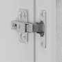 Armario de pared para cocina puerta cristal Porto gris hormigón