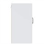 Armario pared cocina puerta cristal Kalmar blanca alto brillo