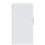 Armario de pared para cocina con puerta de cristal Porto blanco