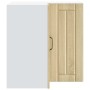 Mueble cocina esquina pared Lucca roble sonoma