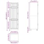 Mueble de cocina Lucca madera contrachapada blanco brillante