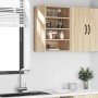 Armario colgante cocina contrachapada color roble 40x29,5x60 cm