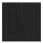 Armario de pared para cocina Kalmar madera de ingeniería negra