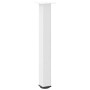 Patas para mesa de centro 4 uds acero blanco 72-74 cm