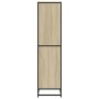 Estantería madera contrachapada color roble 40x35x139 cm