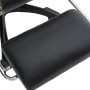 Silla gaming con reposapiés cuero sintético negro y camuflaje