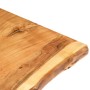 Superficie de mesa de madera maciza de acacia  100x(50-60)x2,5 cm