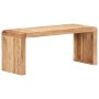 Banco de madera de acacia maciza 110x38x46 cm