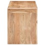Banco de madera de acacia maciza 110x38x46 cm