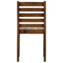 Sillas de comedor 2 unidades madera maciza reciclada