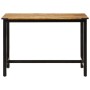 Mesa de comedor madera maciza de mango 110x60x76 cm