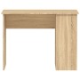 Escritorio de madera contrachapada roble Sonoma 100x55x75 cm
