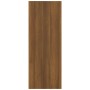 Mesa consola madera contrachapada roble marrón 105x30x80 cm