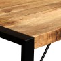 Mesa de comedor de madera maciza de mango rugosa 120 cm