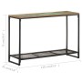 Mesa consola de madera maciza reciclada 110x35x75 cm