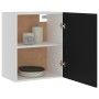 Armario colgante de cocina madera ingeniería negro 50x31x60 cm