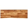 Mesa consola con borde vivo madera maciza acacia 110x35x80 cm
