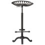 Taburete de cocina hierro fundido negro