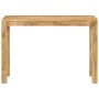 Mesa consola de madera de mango rugosa 110x35x76 cm