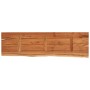 Tablero rectangular madera de acacia borde vivo 140x40x2,5 cm