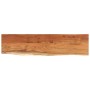 Estante pared rectangular madera acacia borde vivo 80x20x3,8 cm