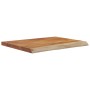 Estante pared rectangular madera acacia borde vivo 50x40x3,8 cm