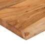 Estante pared rectangular madera acacia borde vivo 50x40x3,8 cm