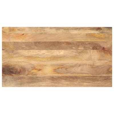 Tablero de mesa rectangular madera maciza mango 110x60x3,8 cm