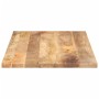 Tablero de mesa rectangular madera maciza mango 110x60x3,8 cm