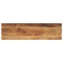 Tablero de mesa rectangular madera mango rugosa 120x20x2,5 cm