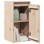 Armario de pared 2 uds madera maciza de pino 30x30x60 cm