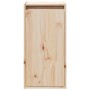Armario de pared 2 uds madera maciza de pino 30x30x60 cm